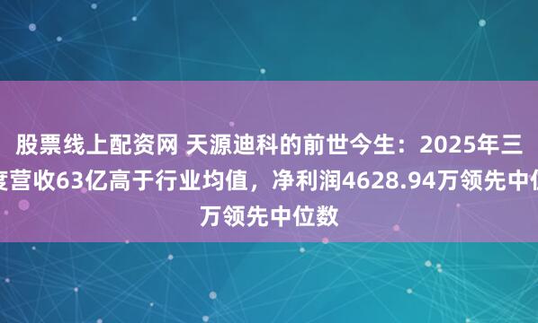 股票线上配资网 天源迪科的前世今生:2025年三季度营收63亿高于行业均值,净利润4628.94万领先中位数